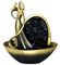 De gouden Fonteinen van het de Bovenkantwater van de Kleuren Decoratieve Lijst in Dansersvorm leverancier
