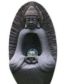 China De Fontein Boedha 37 van het standbeeldwater“, Grote het Watereigenschap van Boedha met Kristallen bol leverancier
