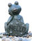 Van de de Fonteinen Levendige Kikker van het tuinstandbeeld van de het Standbeeld Groene Kikker van het de Magnesiawater juiste het gewichtsfontein leverancier